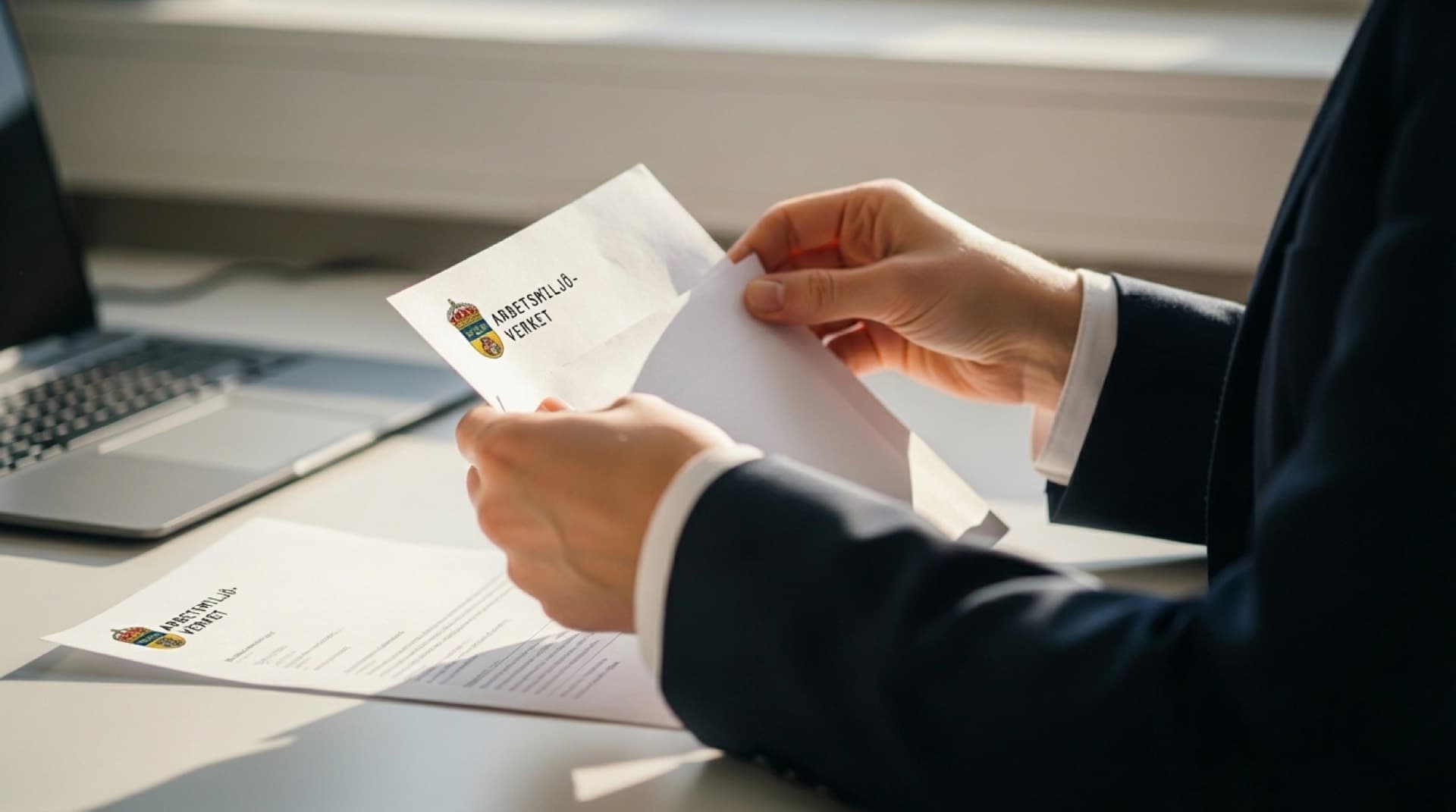 Inspektionsmeddelande från Arbetsmiljöverket